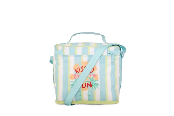 Mini Cooler Farofa Listrado Rio - Azul