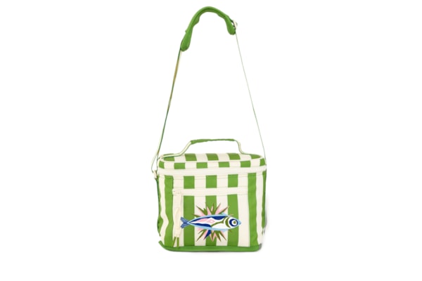 Mini Cooler Farofa Listrado Sonhador - Verde