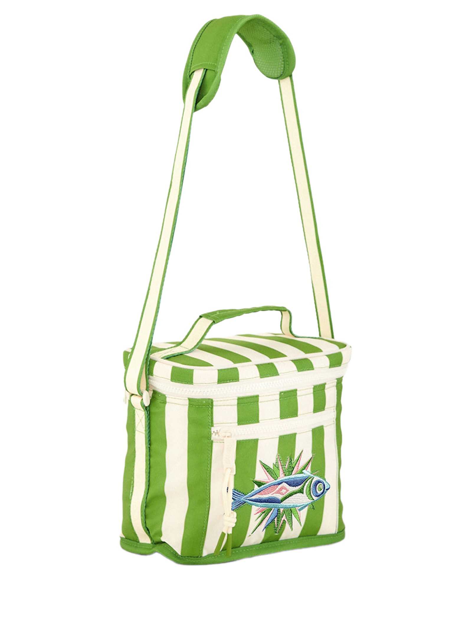 Mini Cooler Farofa Listrado Sonhador Verde Farm Etc