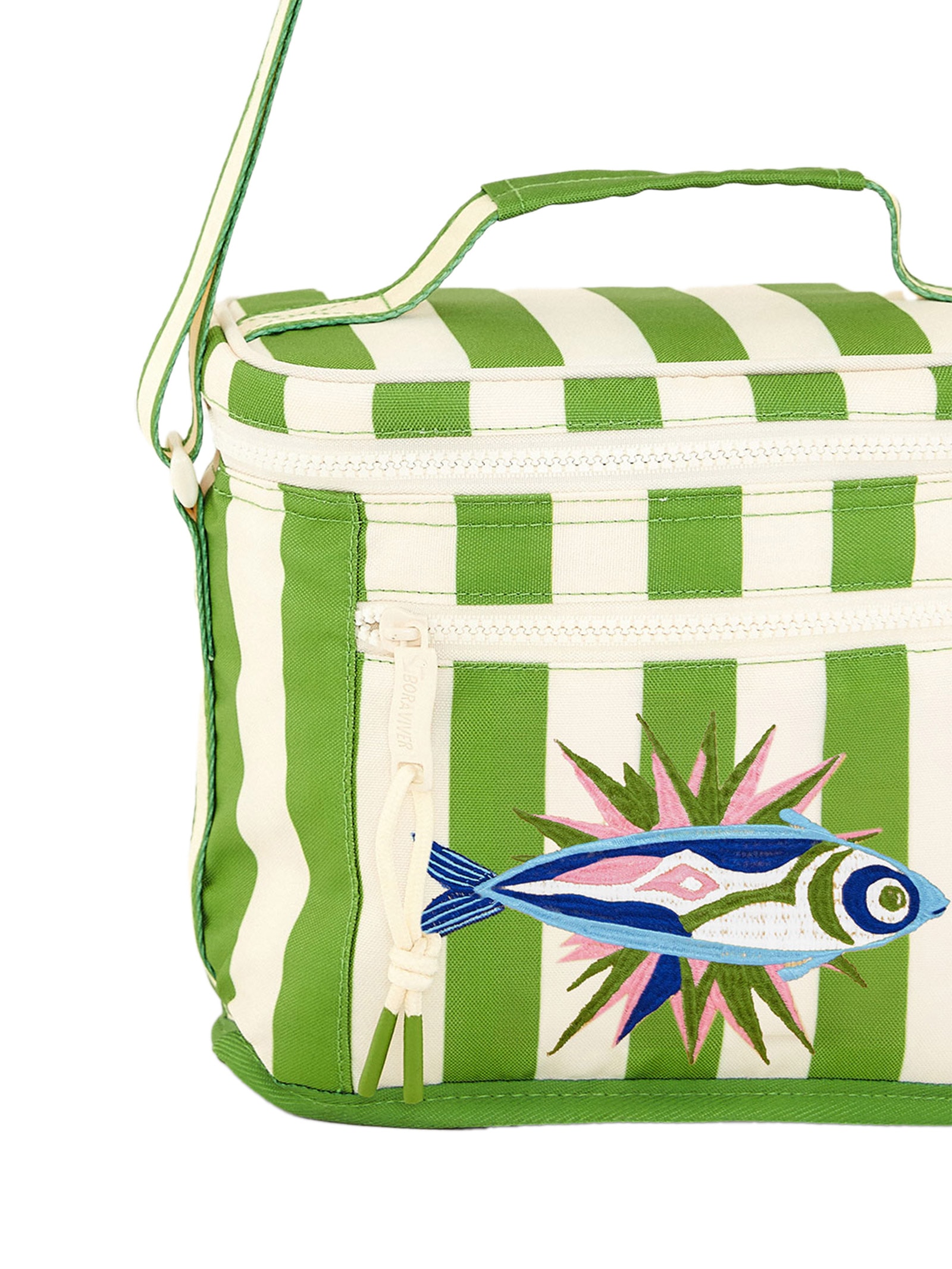 Mini Cooler Farofa Listrado Sonhador Verde Farm Etc
