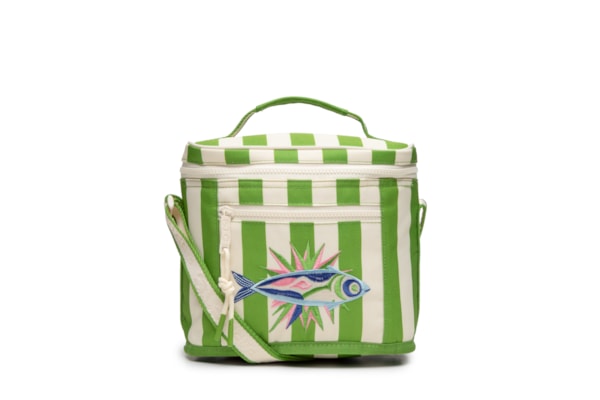 Mini Cooler Farofa Listrado Sonhador - Verde
