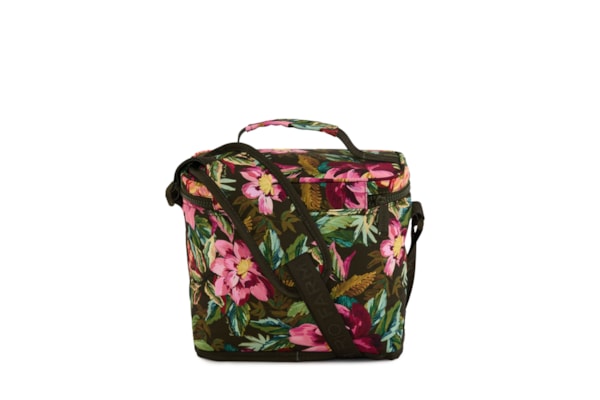 Mini Cooler Farofa Painted Flowers - Verde