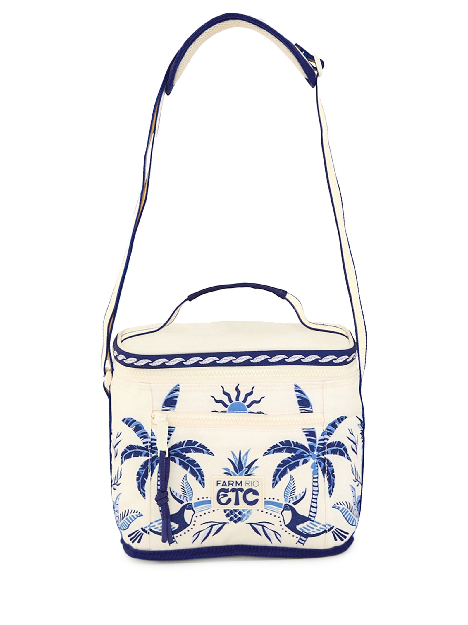 Mini Cooler Farofa Ri Tropical Branco Farm Etc