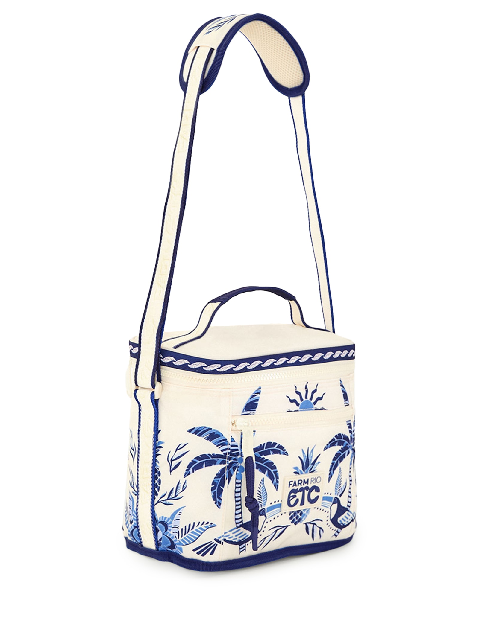 Mini Cooler Farofa Ri Tropical Branco Farm Etc