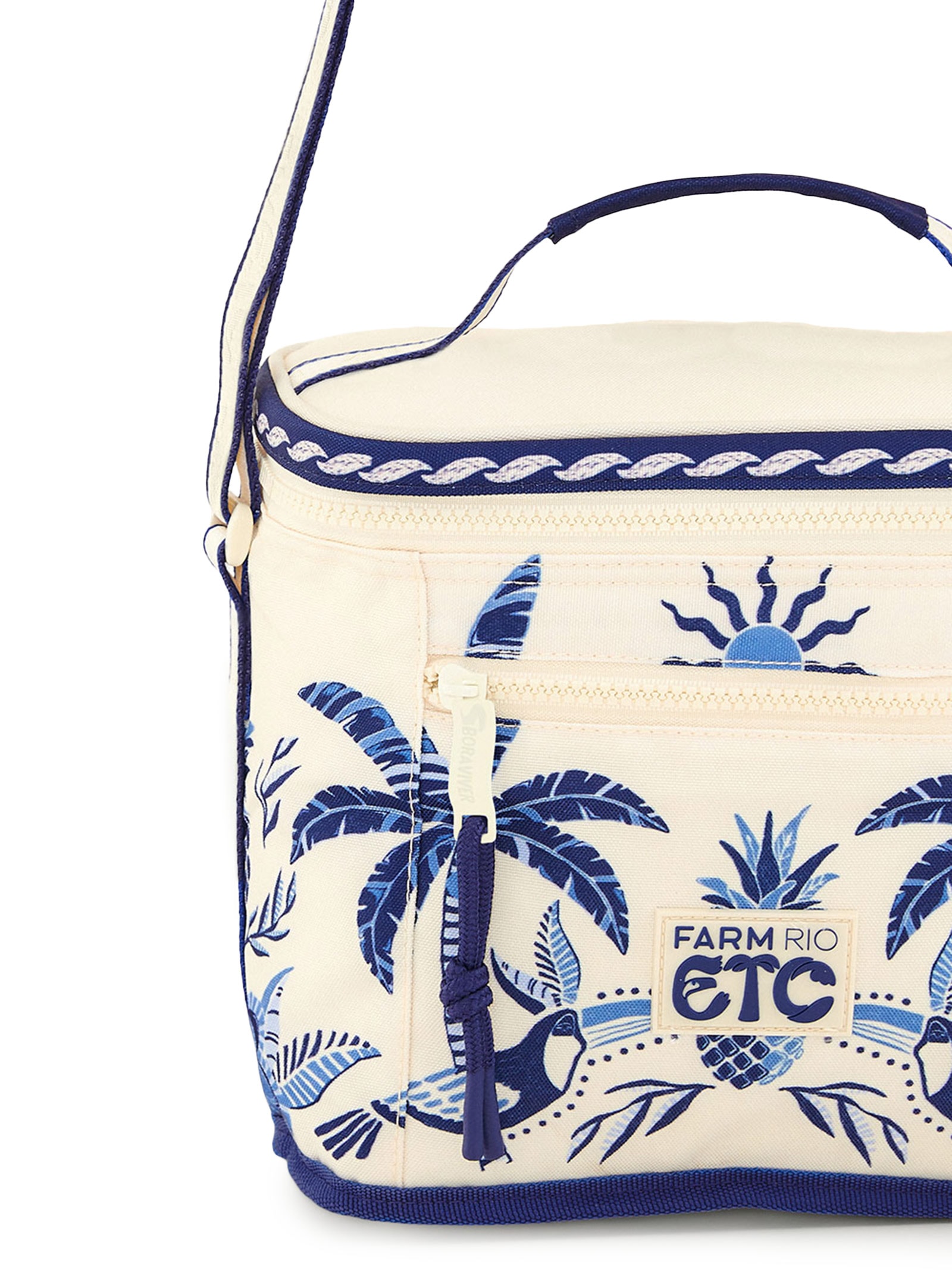 Mini Cooler Farofa Ri Tropical Branco Farm Etc