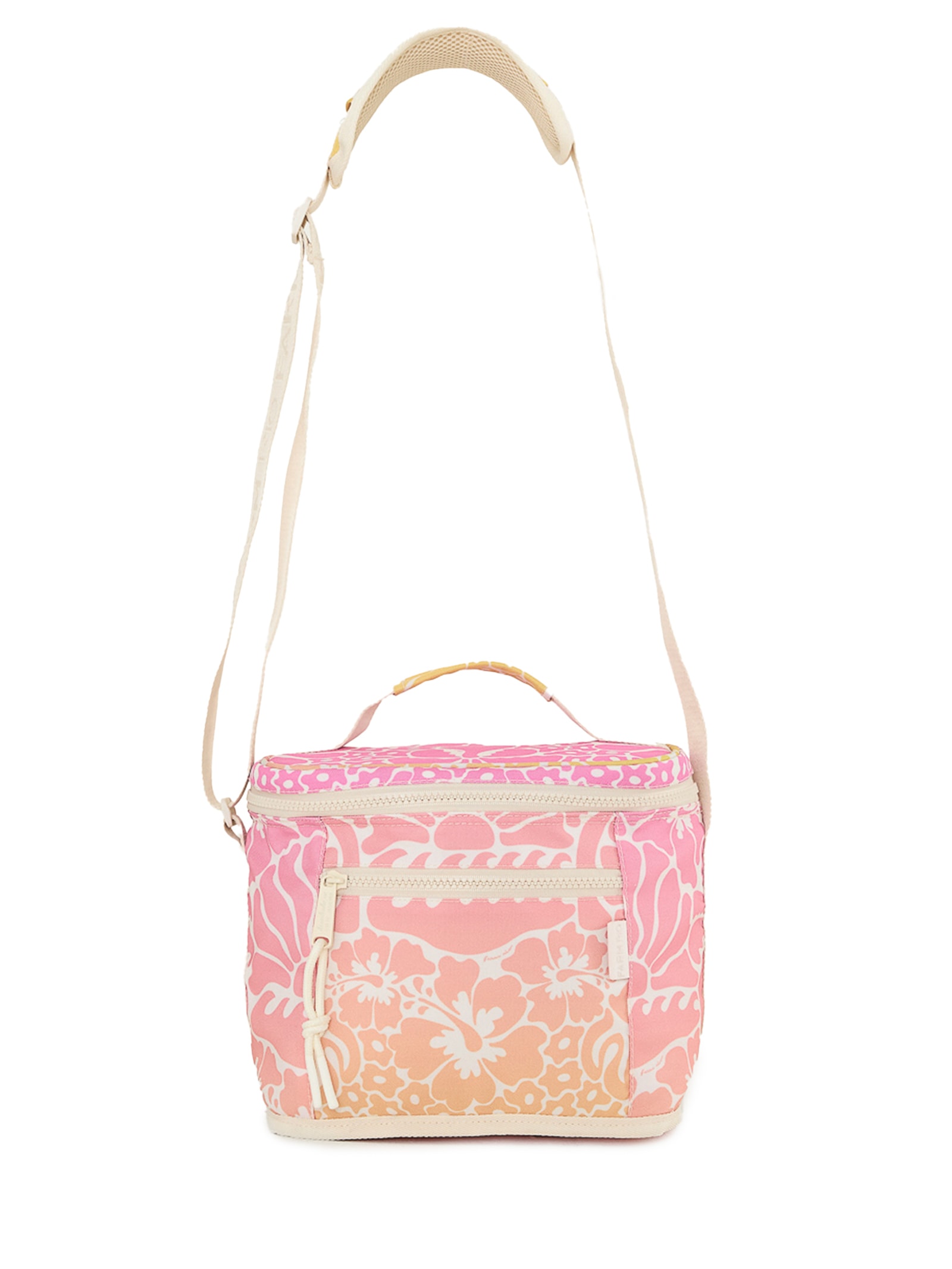 Mini Cooler Farofa Sunset Yoga Off Rosa Farm Etc