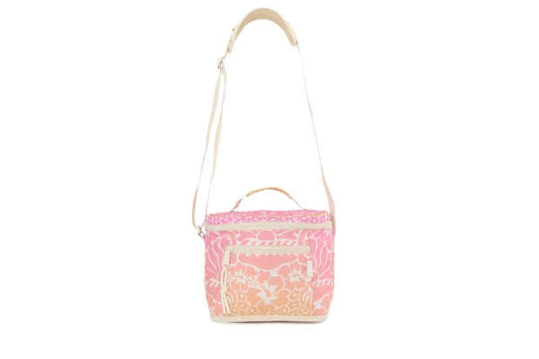 Mini Cooler Farofa Sunset Yoga Off - Rosa