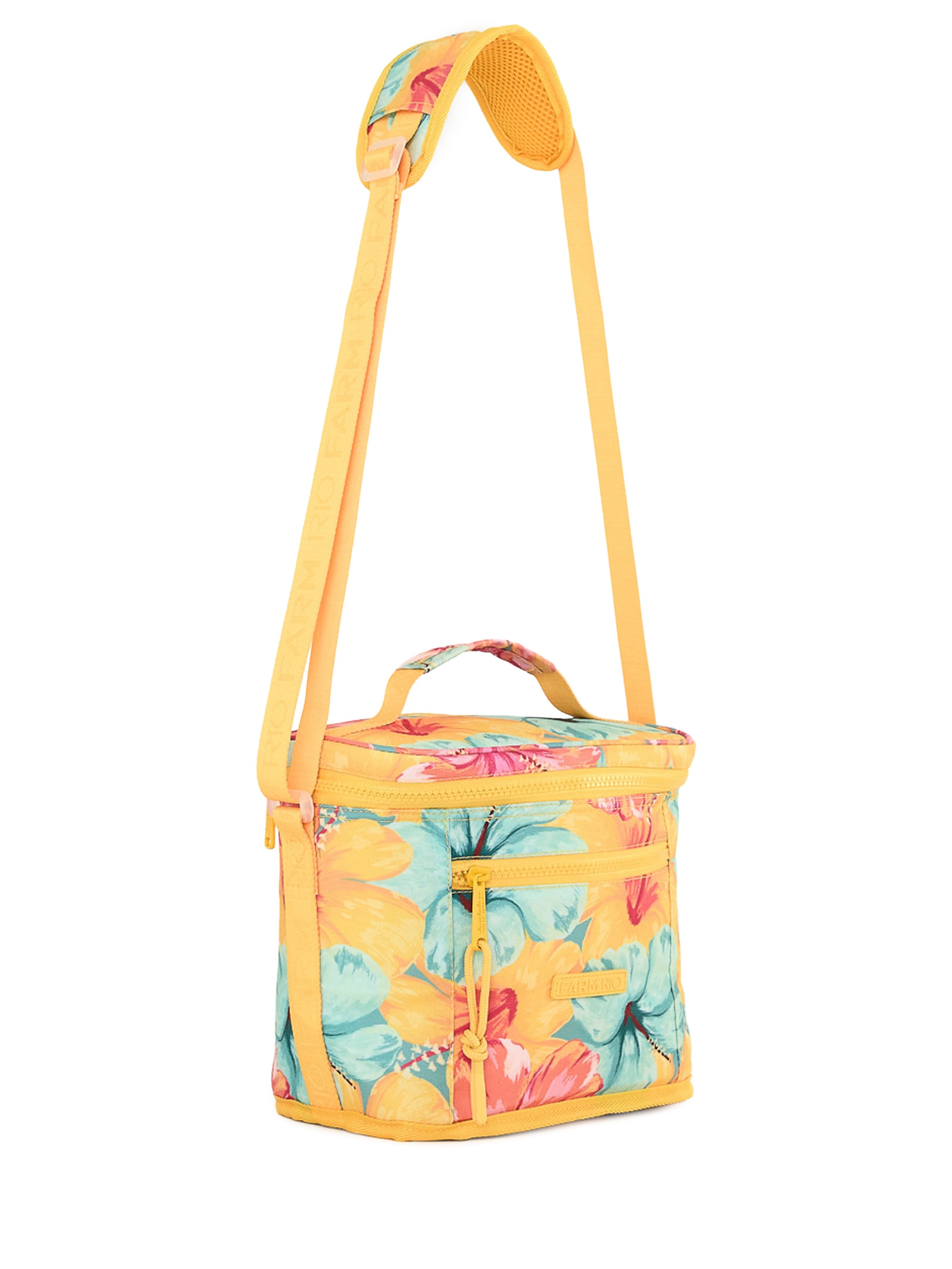 Mini Cooler Farofa Thalia Multicolorido Amarelo Farm Etc