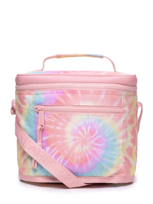 Mini Cooler Farofa Tie Dye - Rosa