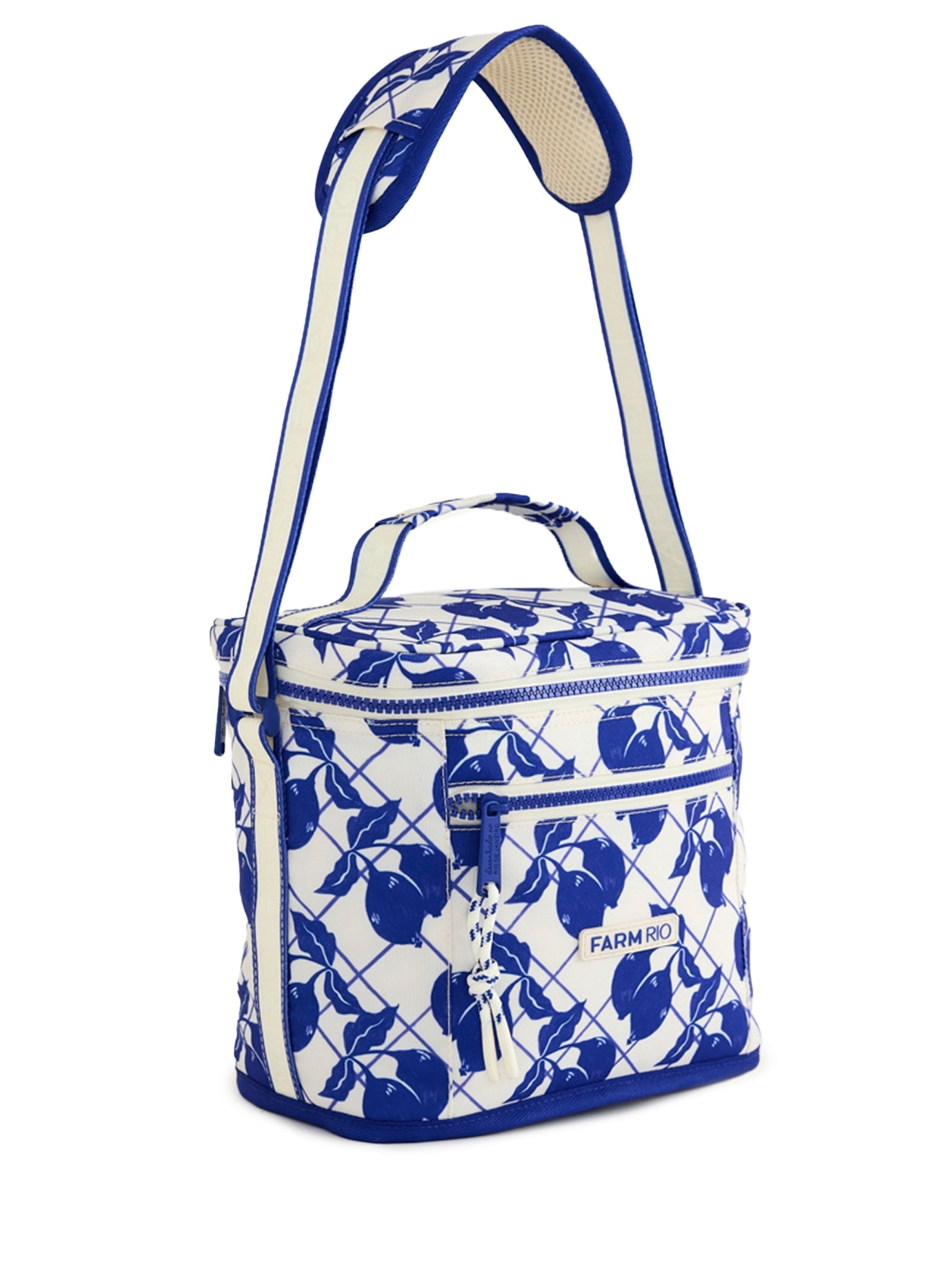 Mini Cooler Limão Gráfico Azul Farm Etc