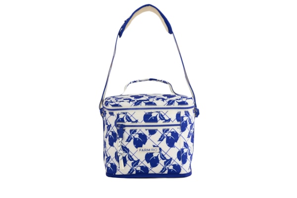 Mini Cooler Limão Gráfico - Azul