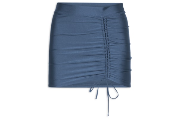 Mini Saia Beachwear - Azul