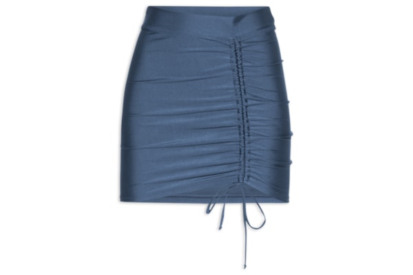 Mini Saia Beachwear - Azul