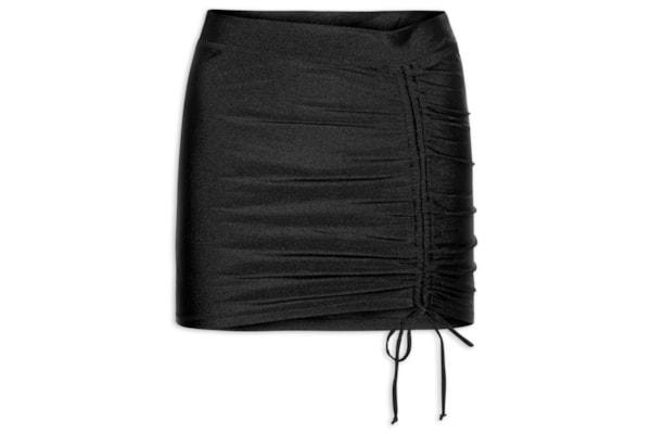 Mini Saia Beachwear - Preto