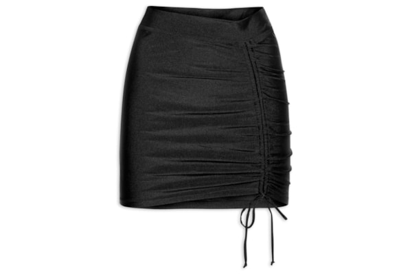 Mini Saia Beachwear - Preto