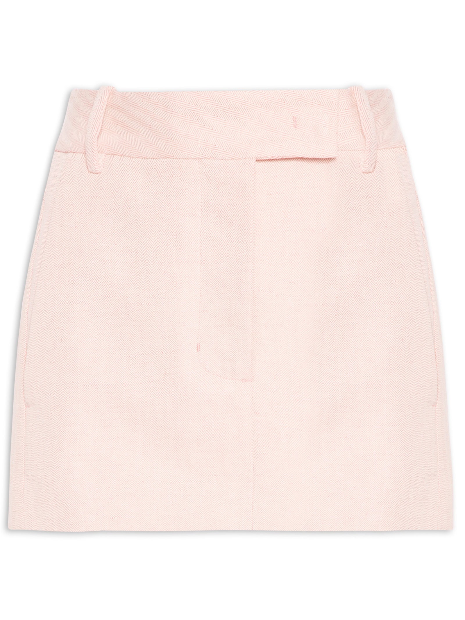 Mini Saia Chevron Rosa Animale