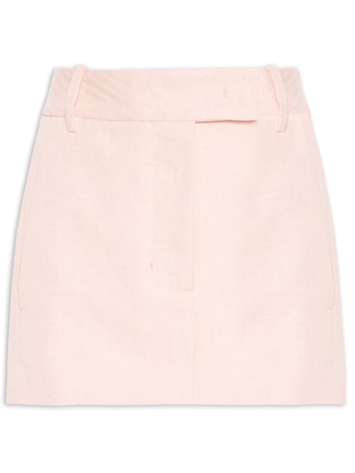 Mini Saia Chevron – Rosa