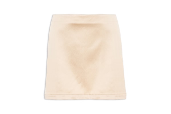 Mini Saia Feminina Acetinada - Dourado