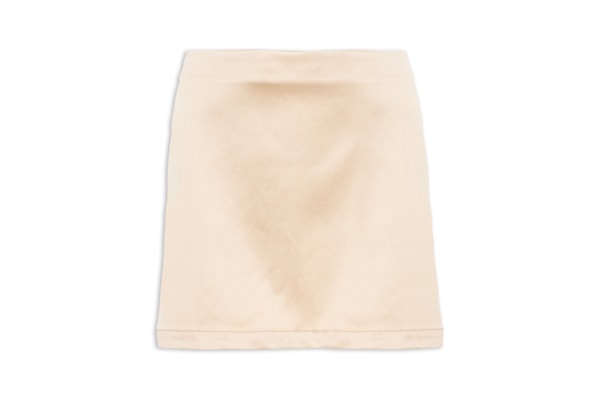 Mini Saia Feminina Acetinada - Dourado