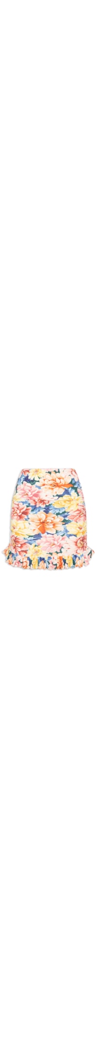 Mini Saia Floral Doce - Rosa