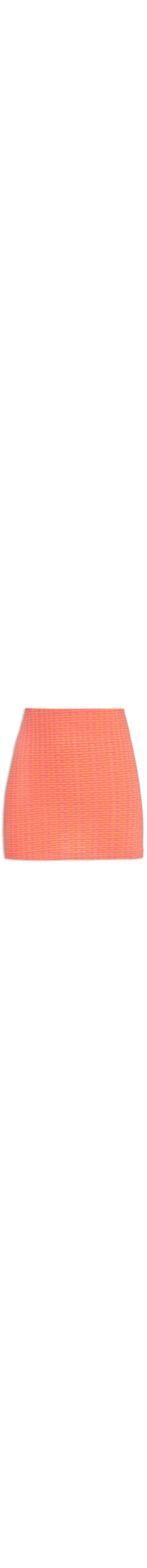 Mini Saia Textura Rainbow - Rosa