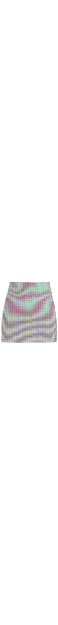 Mini Saia Textura Rainbow - Roxo