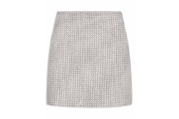 Mini Saia Tweed - Preto