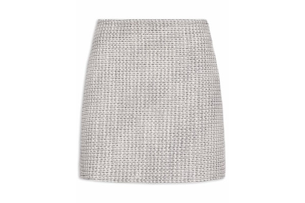 Mini Saia Tweed - Preto