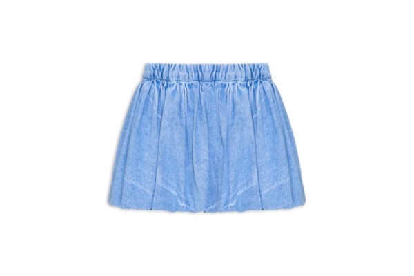 Minissaia Jeans Balonê Marilyn V26 - Azul