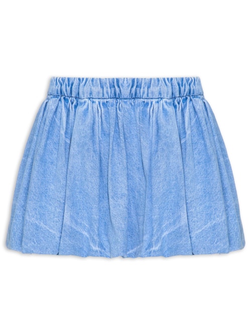 Minissaia Jeans Balonê Marilyn V26 – Azul