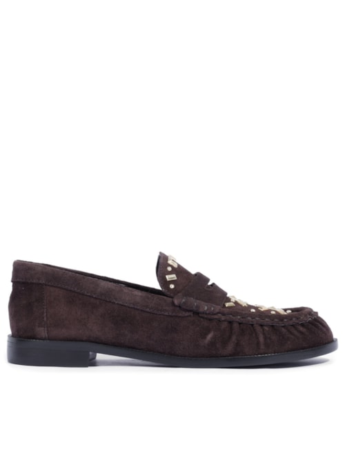 Mocassim Feminino Bohemian Icons Couro – Marrom