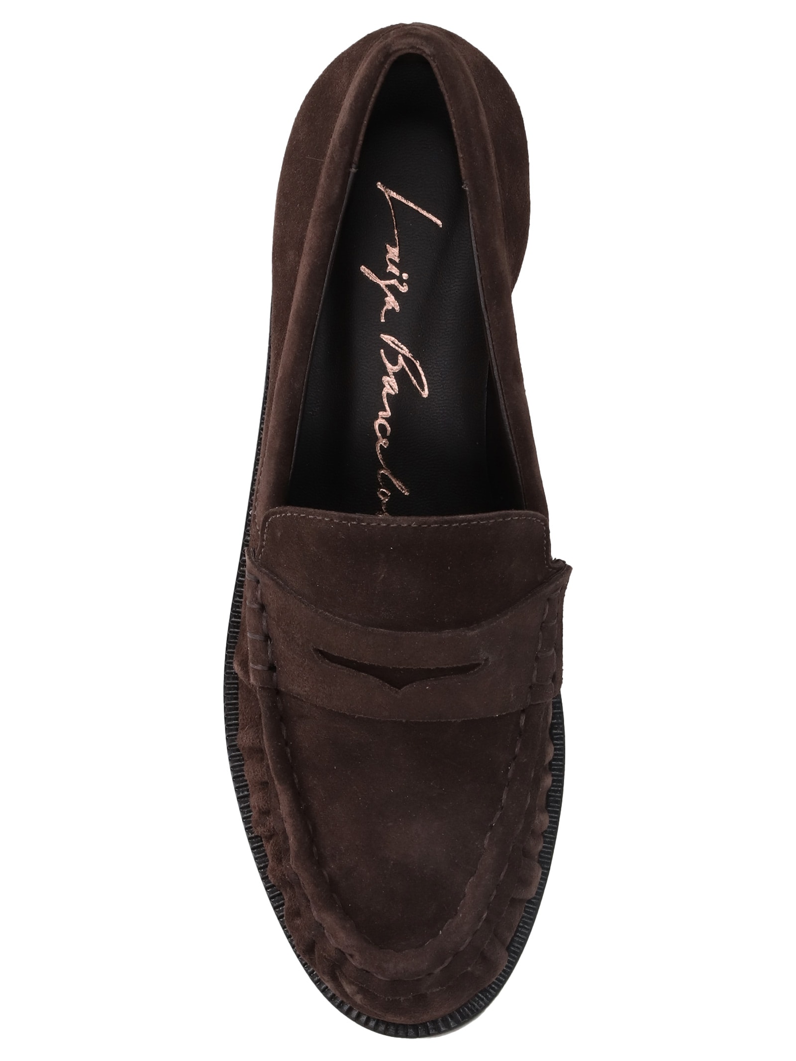 Mocassim Feminino Camurça Marrom Luiza Barcelos