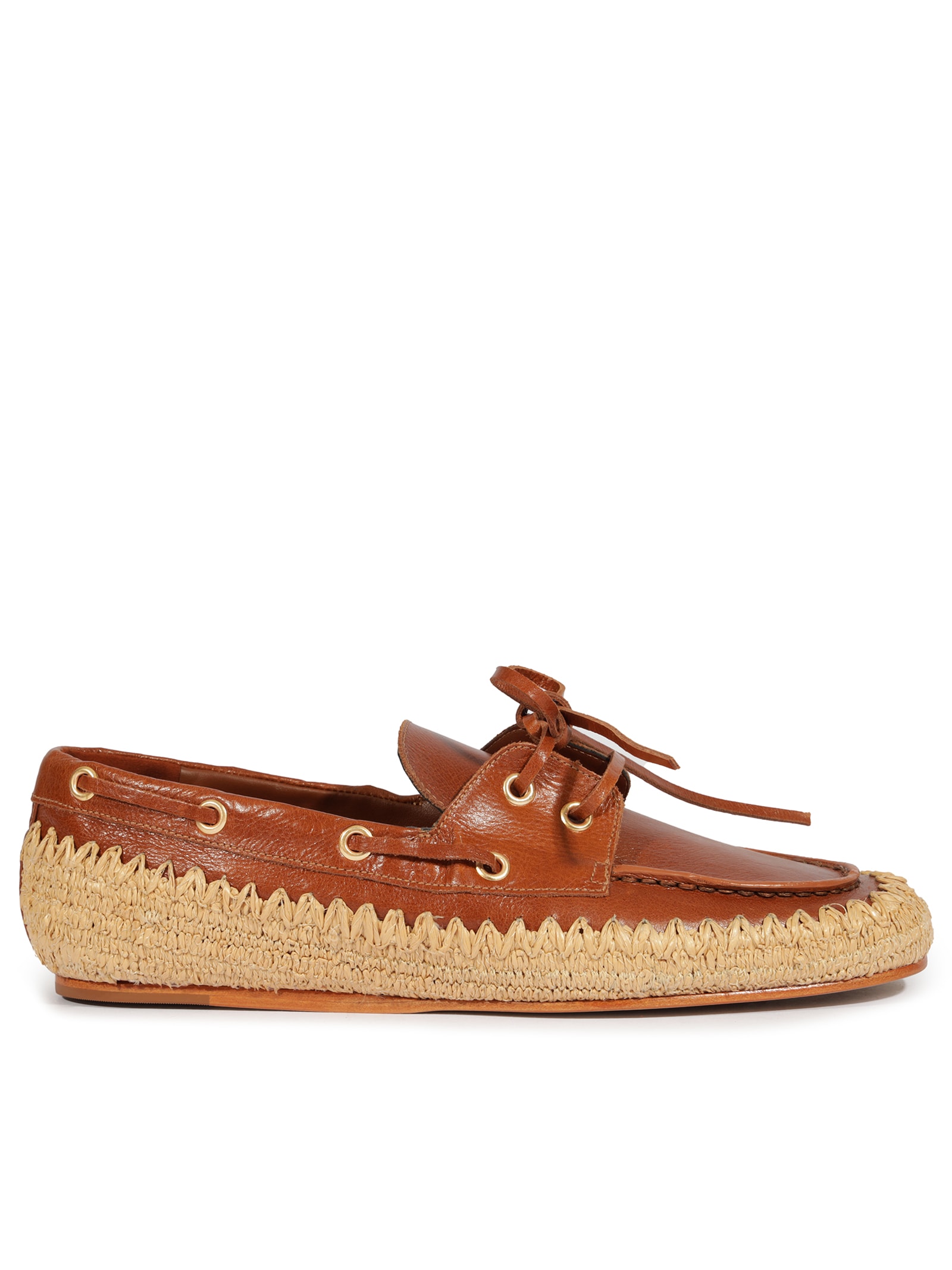 Mocassim Feminino Camurça Ráfia Marrom Schutz