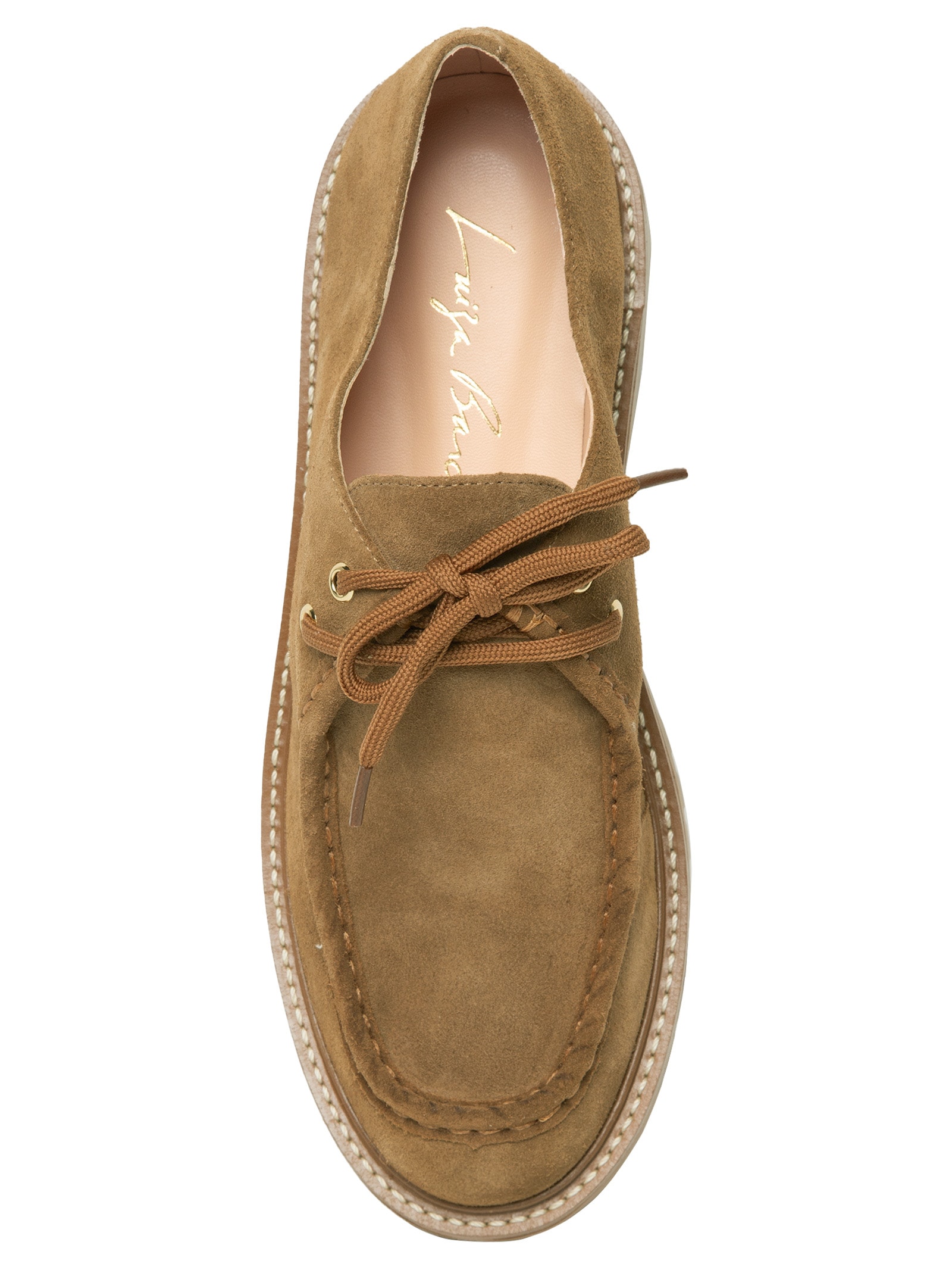 Mocassim Feminino Camurção Marrom Luiza Barcelos