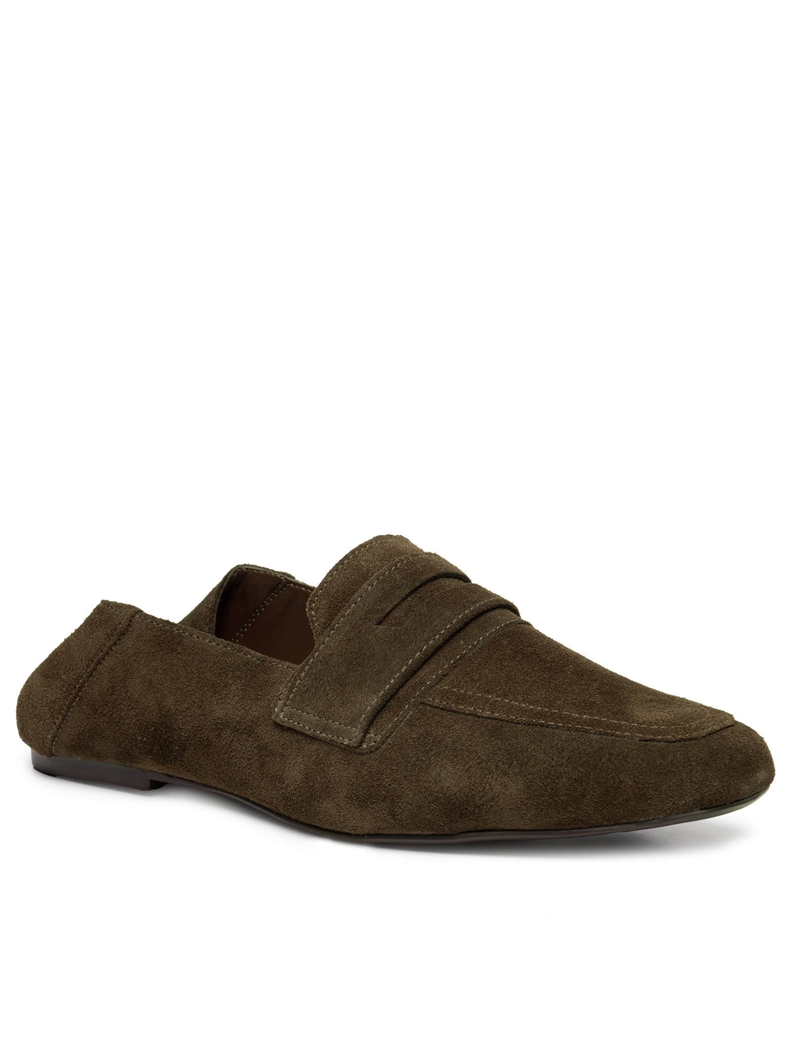 Mocassim Feminino de Camurça 2 Em 1 Marrom Basiq