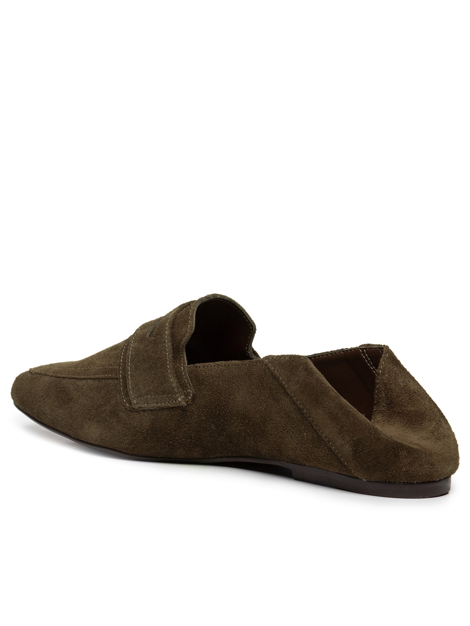 Mocassim Feminino de Camurça 2 Em 1 Marrom Basiq