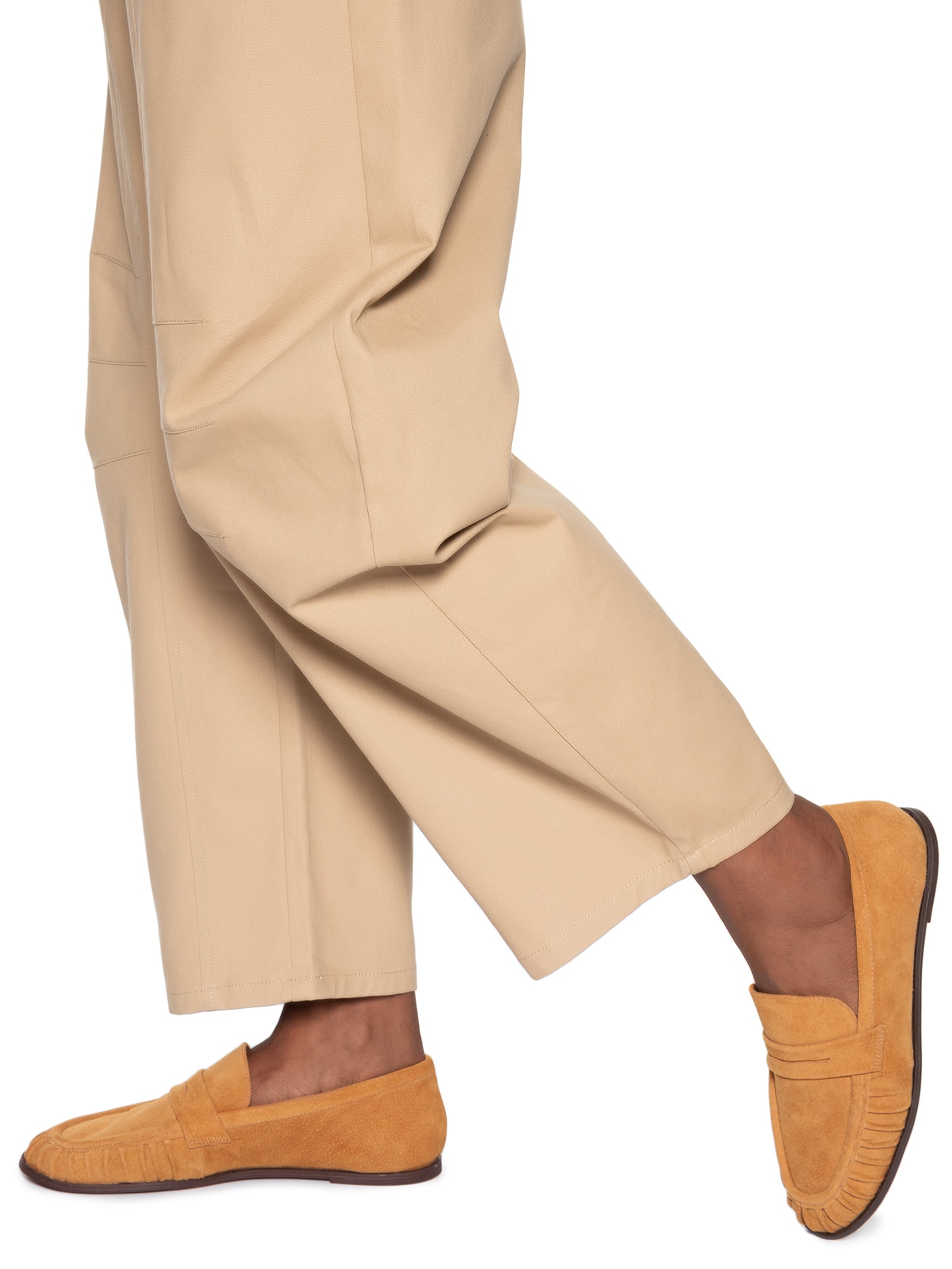 Mocassim Feminino em Camurça Marrom Basiq