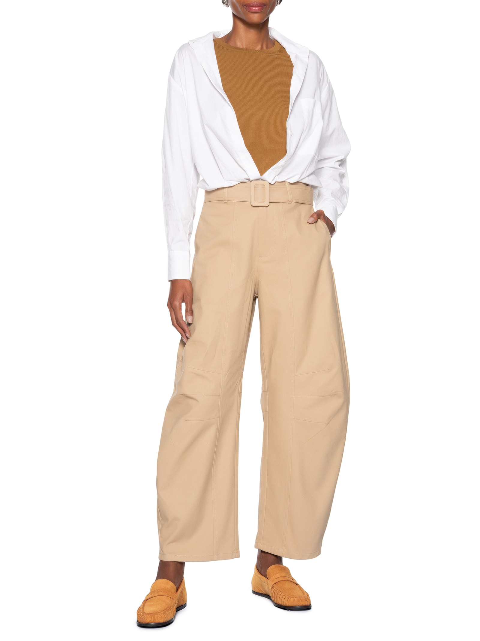 Mocassim Feminino em Camurça Marrom Basiq