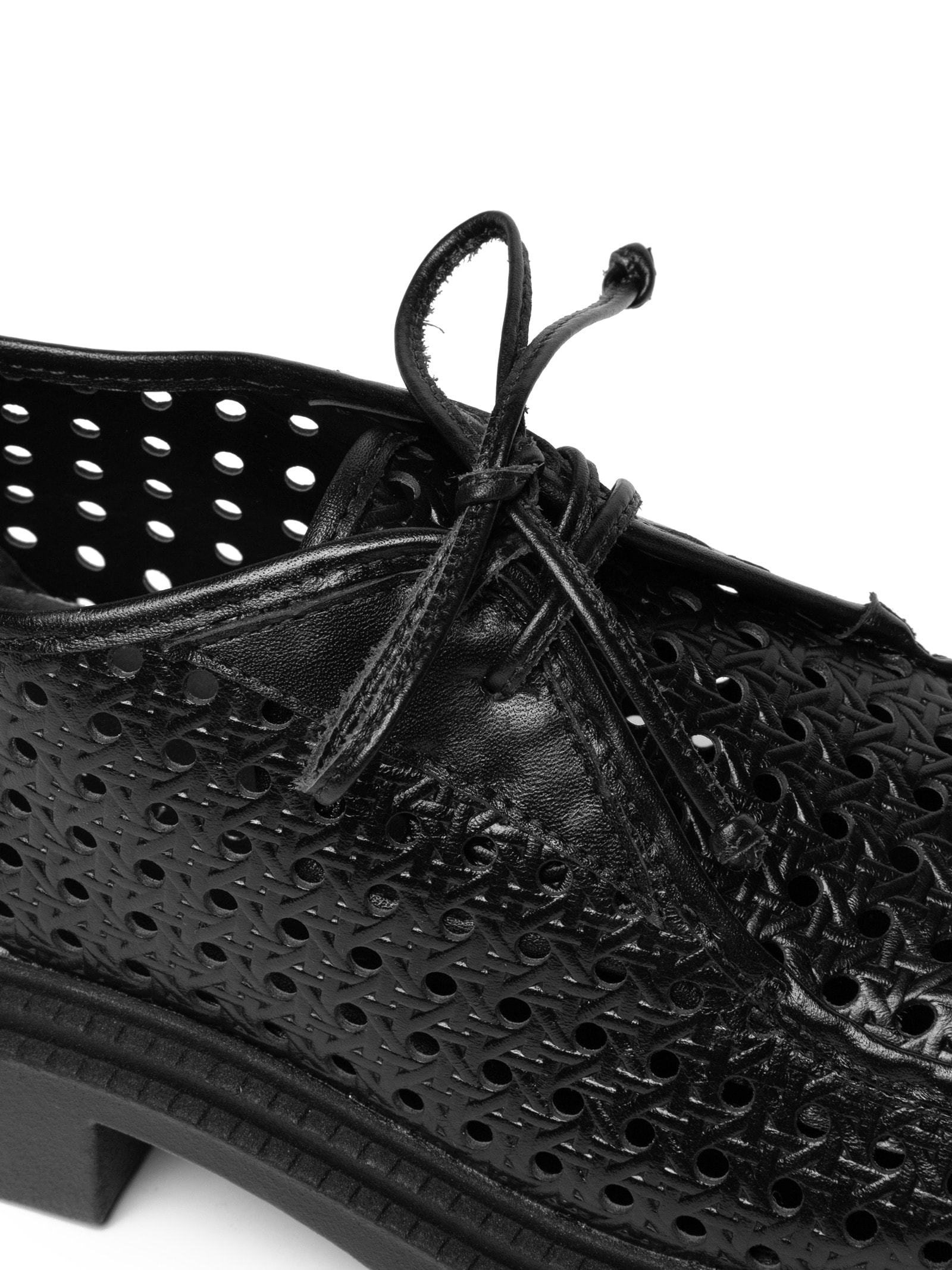 Mocassim Feminino Em Couro Telado Preto Market 33