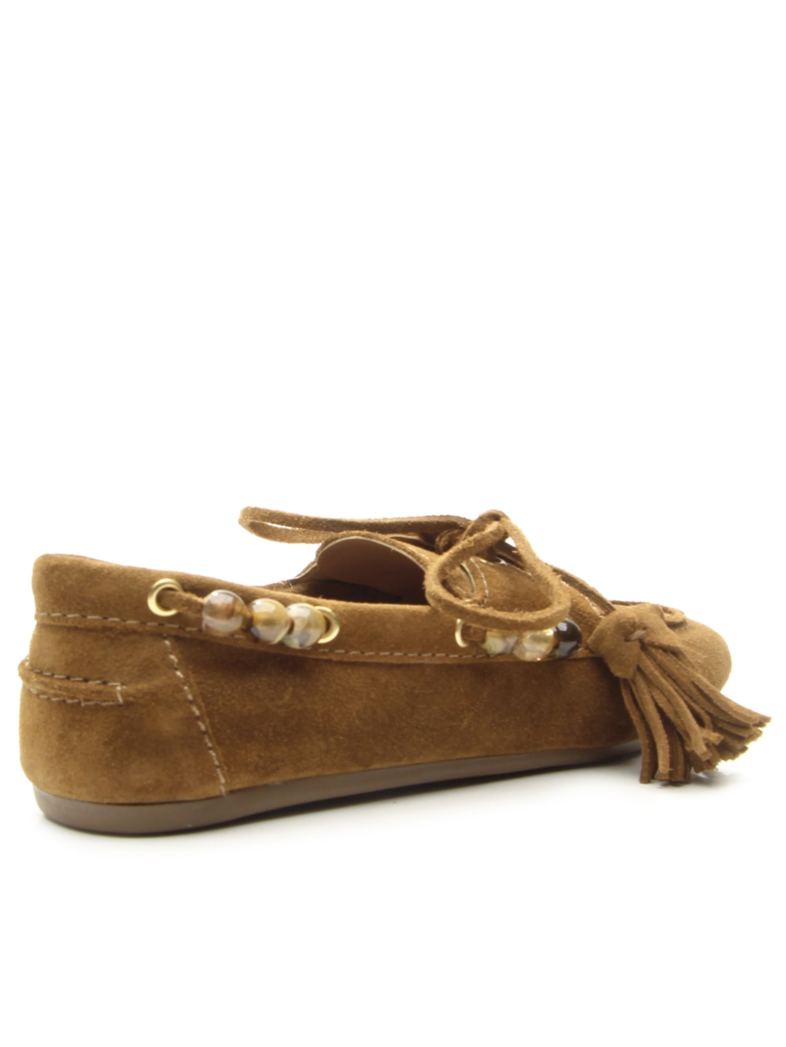 Mocassim Feminino Harper Camurça Marrom Vicenza