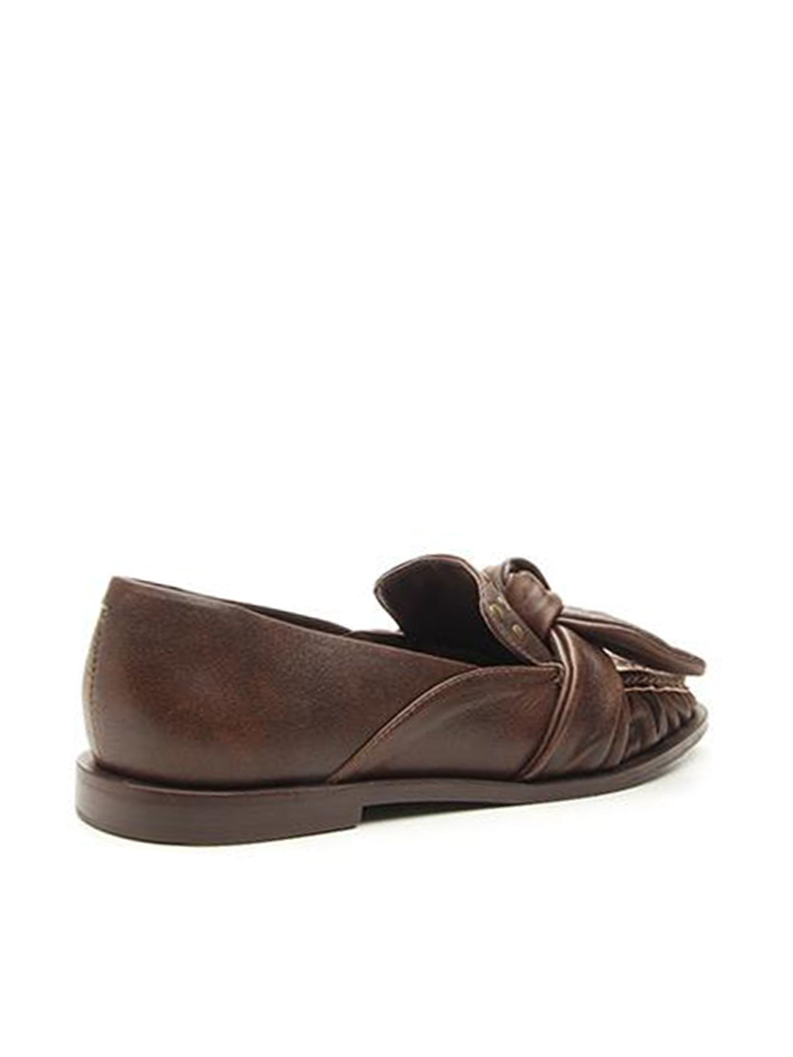 Mocassim Feminino Hazy Leather Marrom Vicenza