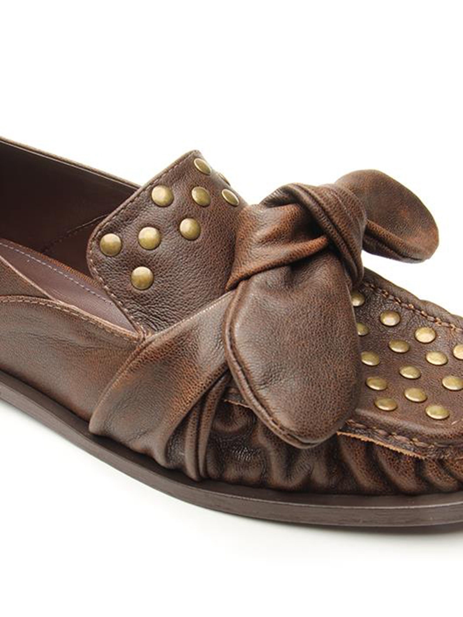 Mocassim Feminino Hazy Leather Marrom Vicenza