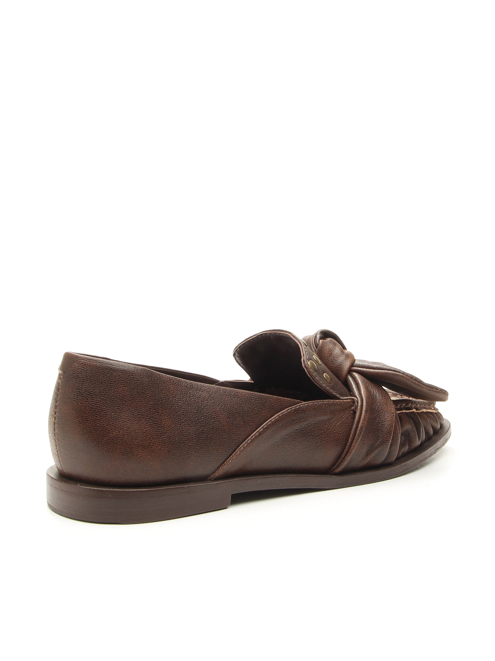 Mocassim Feminino Hazy Leather Marrom Vicenza
