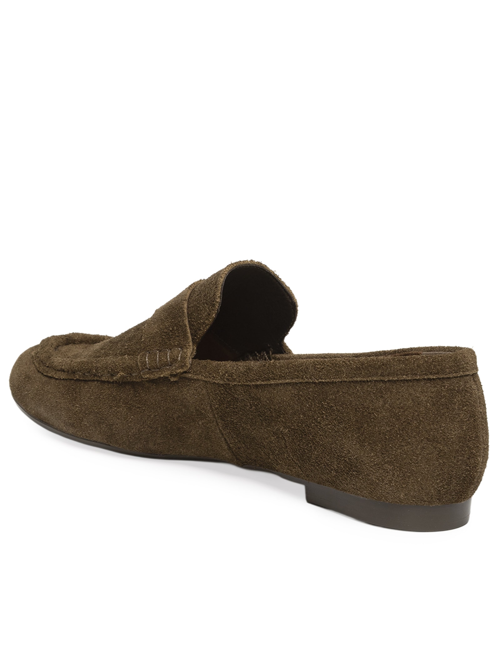 Mocassim Feminino Loafer Em Camurça Marrom '2Essential