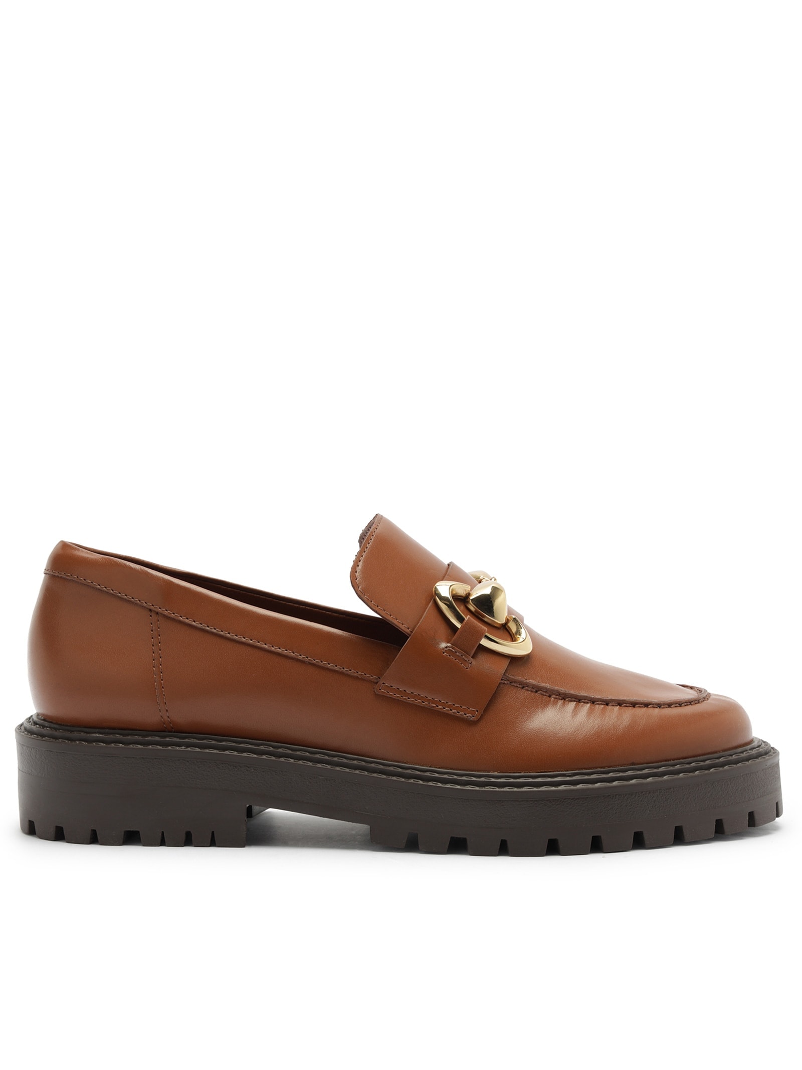 MAO　0916 Mocassim Feminino Nappa Valencia - Marrom - Arezzo