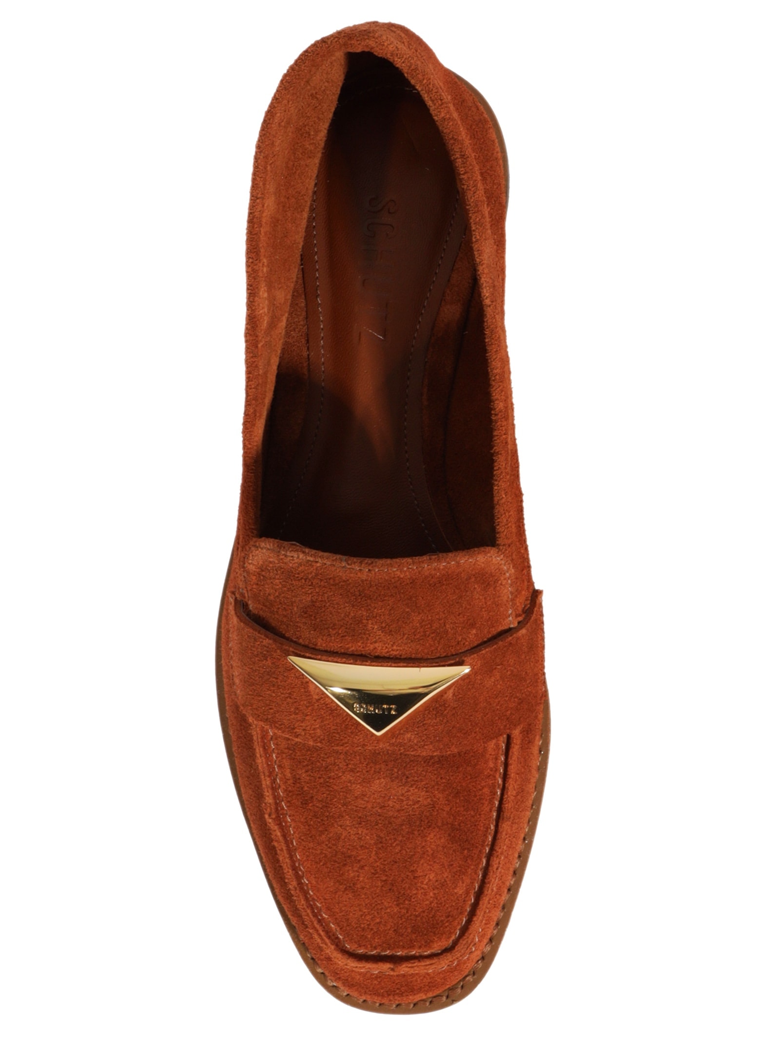 Mocassim Feminino Suede Marrom Schutz