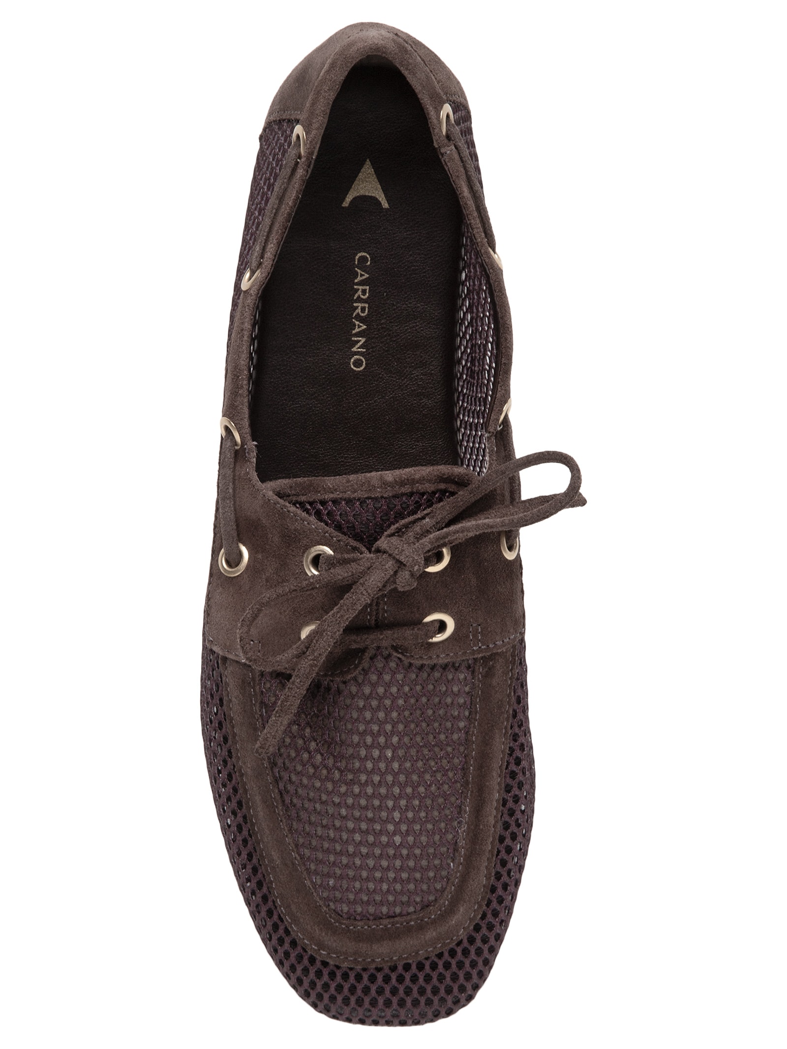 Mocassim Feminino Tela Suede Prime Ganache – Marrom Carrano