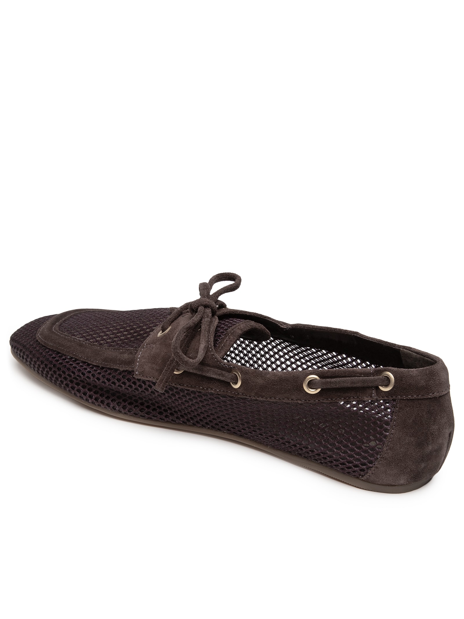 Mocassim Feminino Tela Suede Prime Ganache – Marrom Carrano