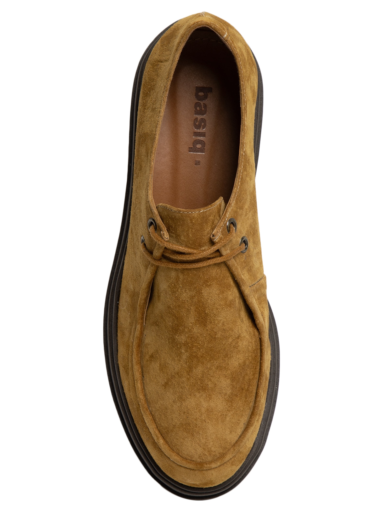 Mocassim Feminino Tratorado Em Couro Camurça Bege Basiq