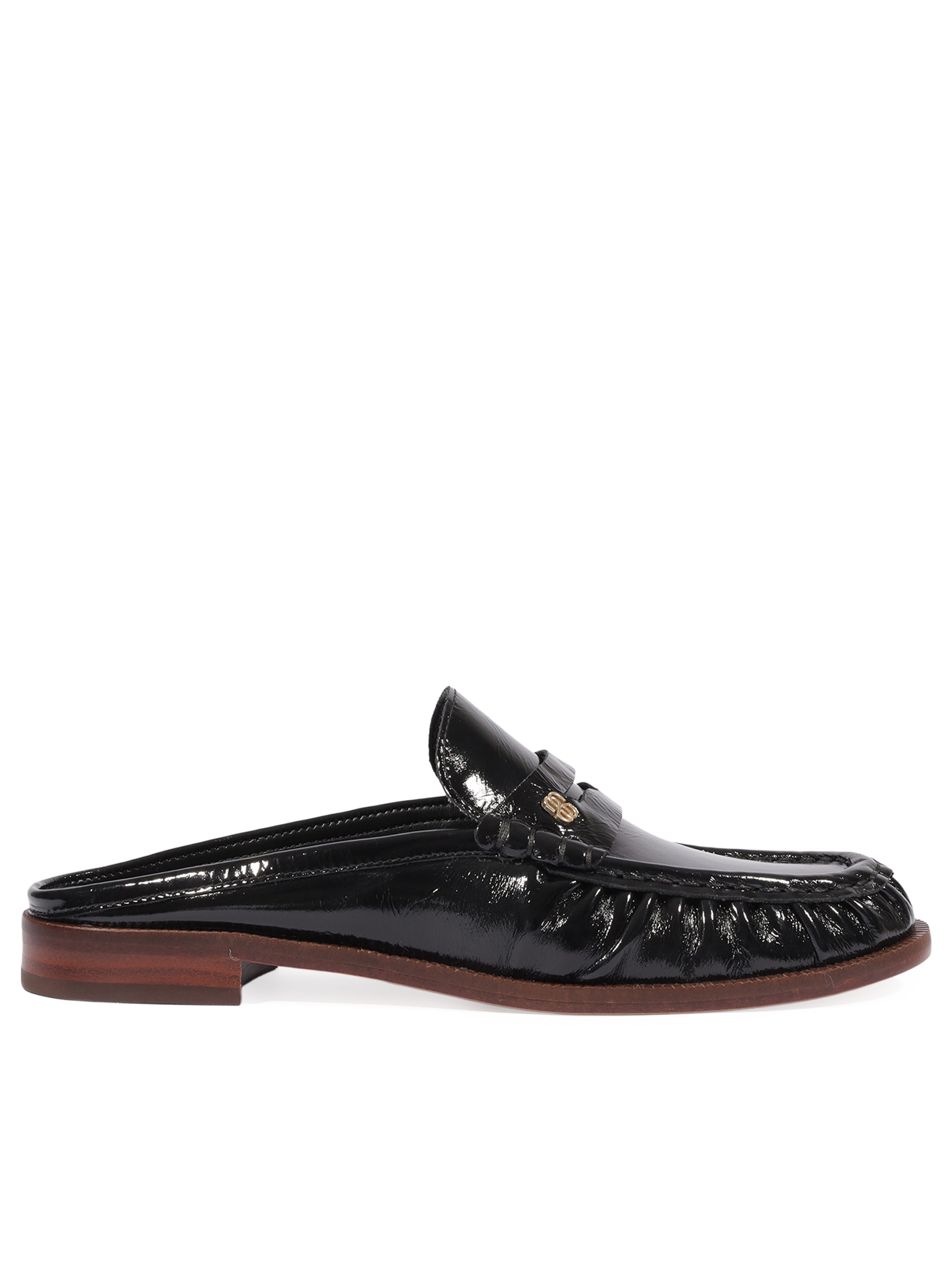 Mocassim Feminino Tyche Couro Preto Schutz